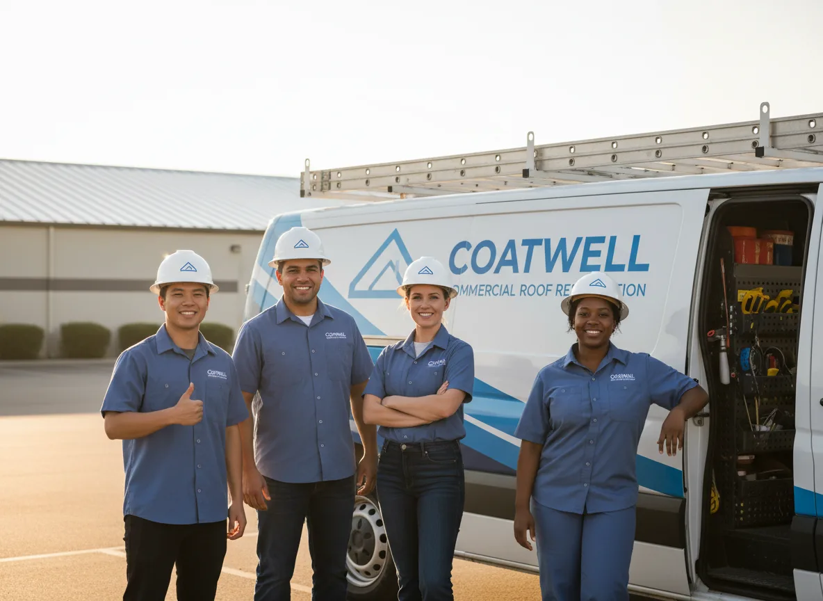 Commercial roof coating company in Dale, NY